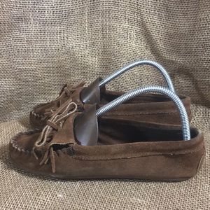 Minnetonka Moccasin Classic Fringe Suede Leather